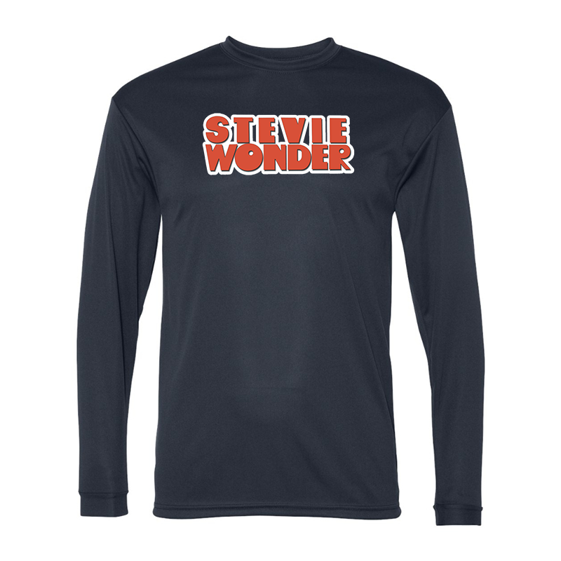 Men's  Stevie-Wonder Performance Long Sleeve T-Shirt